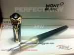 Perfect Fake Mont Blanc Pen-Etoile De Black & Gold Fountain Pen
